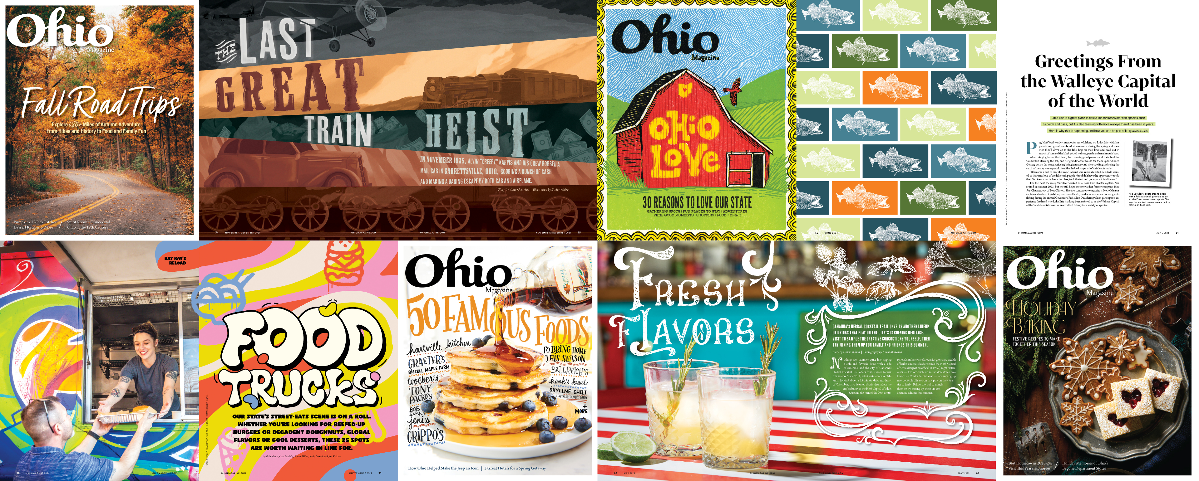 Ohio Magazine covers and feature stories. Ohio Magazine covers and feature stories.