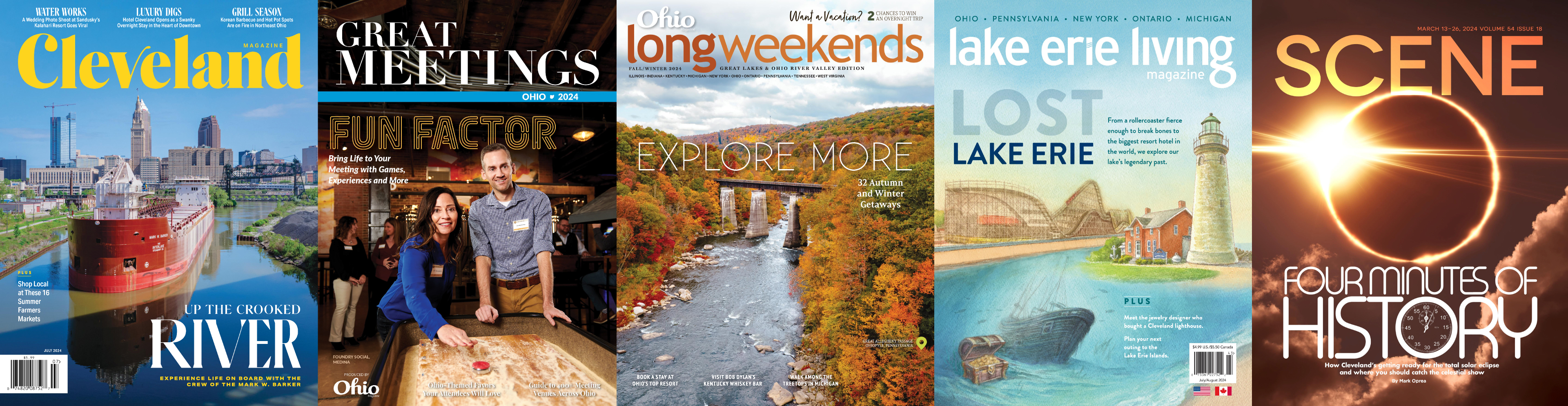 Read our other titles: Cleveland Magazine, Great Meetings, Long Weekends, Lake Erie Living and Cleveland Scene. Read our other titles: Cleveland Magazine, Great Meetings, Long Weekends, Lake Erie Living and Cleveland Scene.